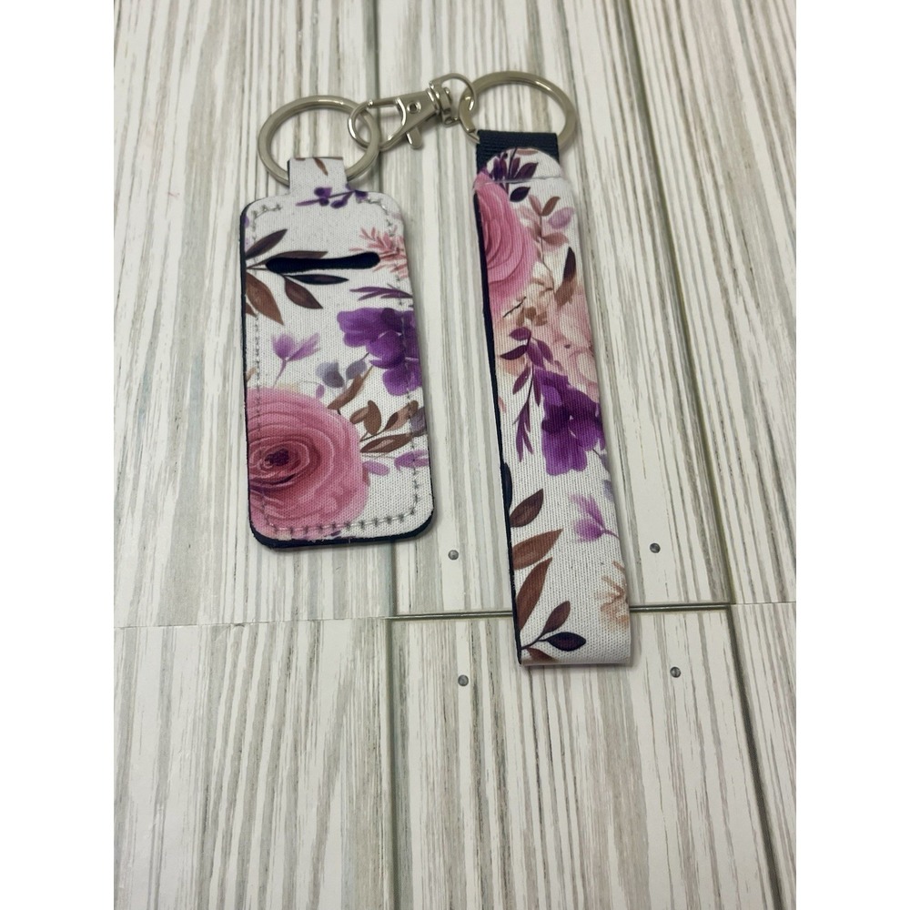 Chapstick Holders And Wristlet Floral